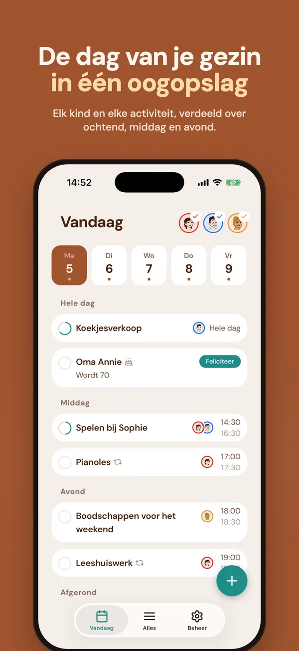 MumList app